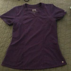 Barco One Purple Scrub Top